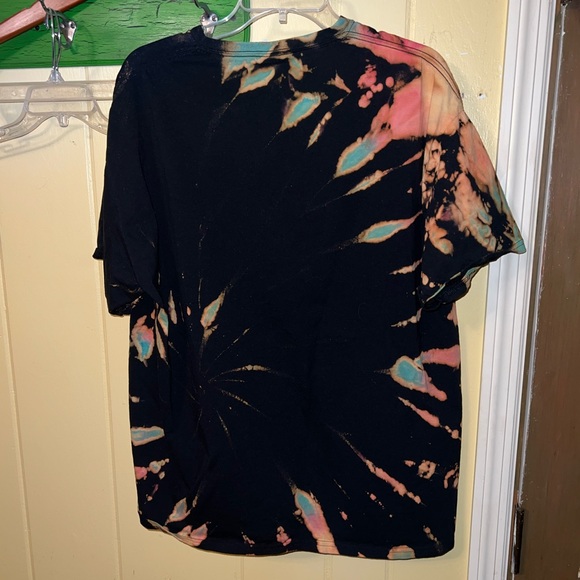 New Public Menace Colorful Reverse Tie-Dye Graphic Tee Size XL - Picture 9 of 13